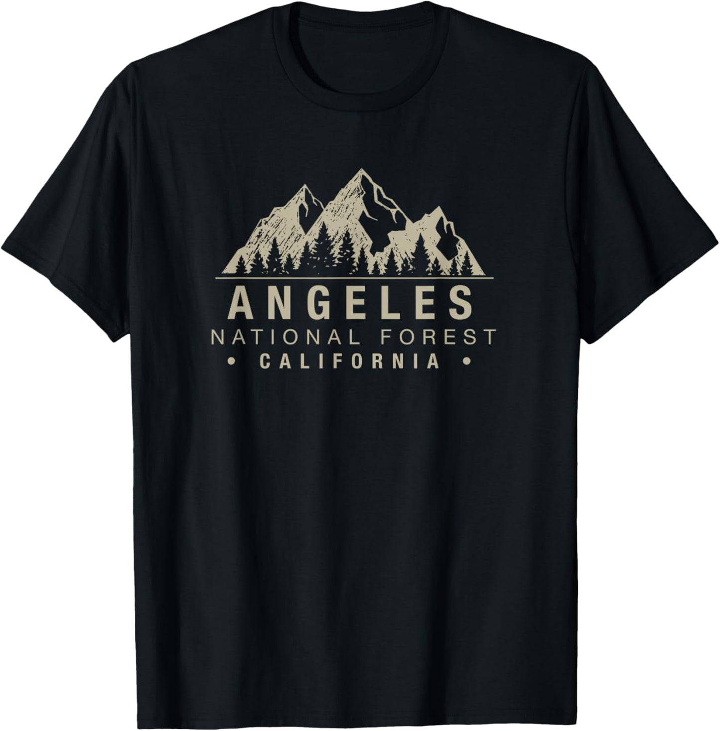 Angeles National Forest California T-Shirt - T-Shirt | Black