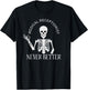 Funny Medical Receptionist Med Front Office Staff Halloween T-Shirt - T-Shirt | Black