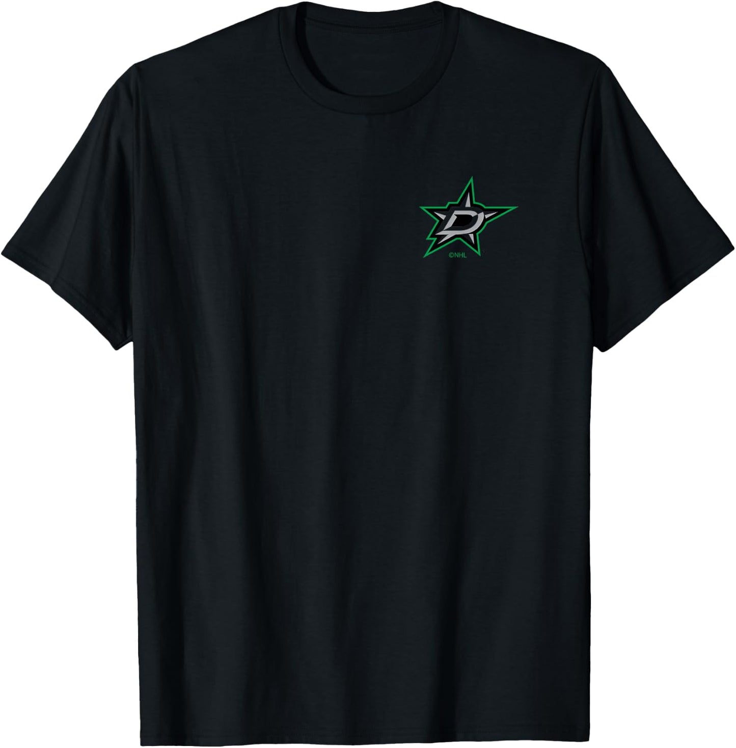 Dallas Stars Support White Officially Licensed T-Shirt - T-Shirt | Black
