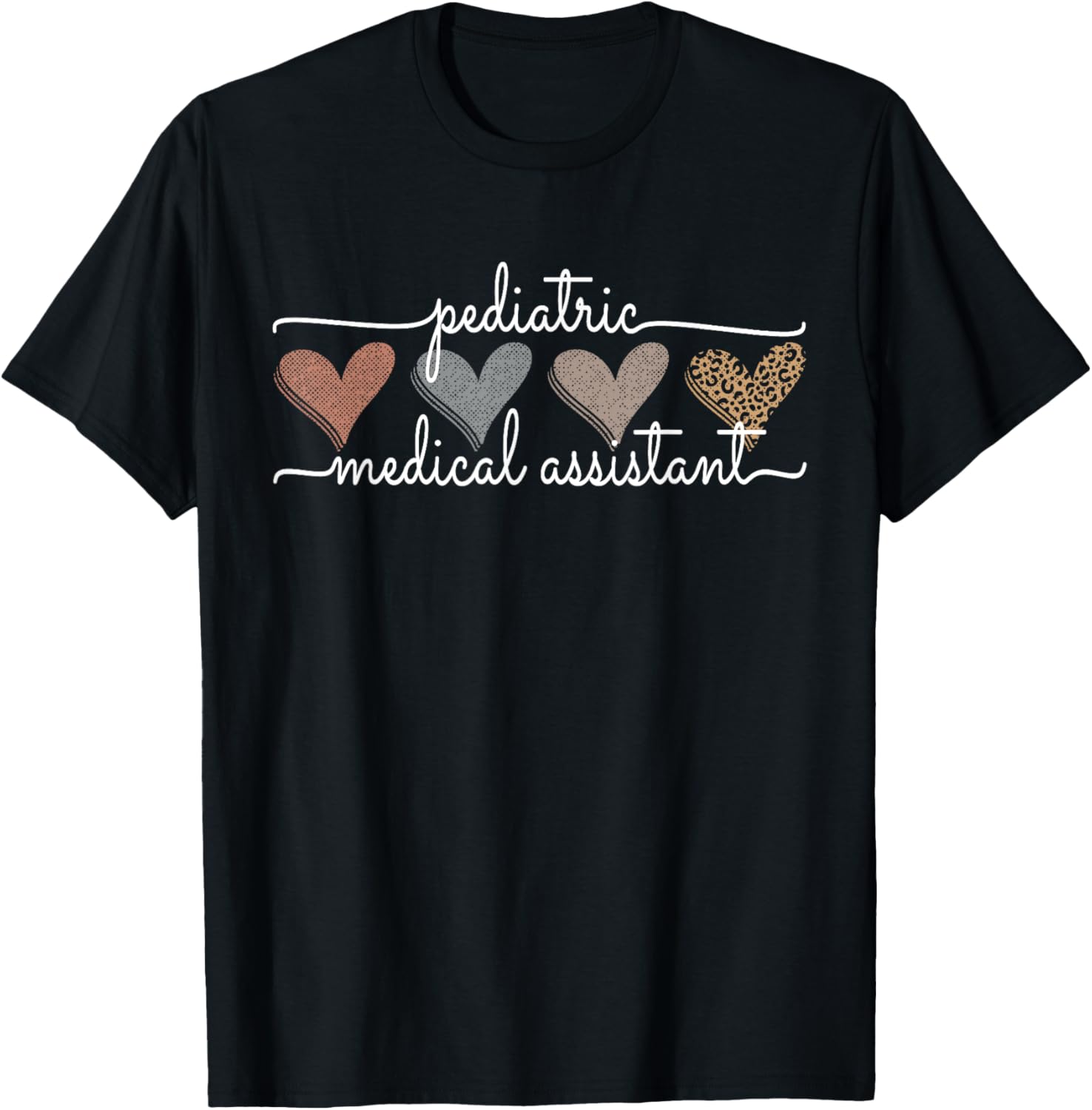 Pediatric Medical Assistant Pediatric MA Oncology Cardiology T-Shirt - T-Shirt | Black
