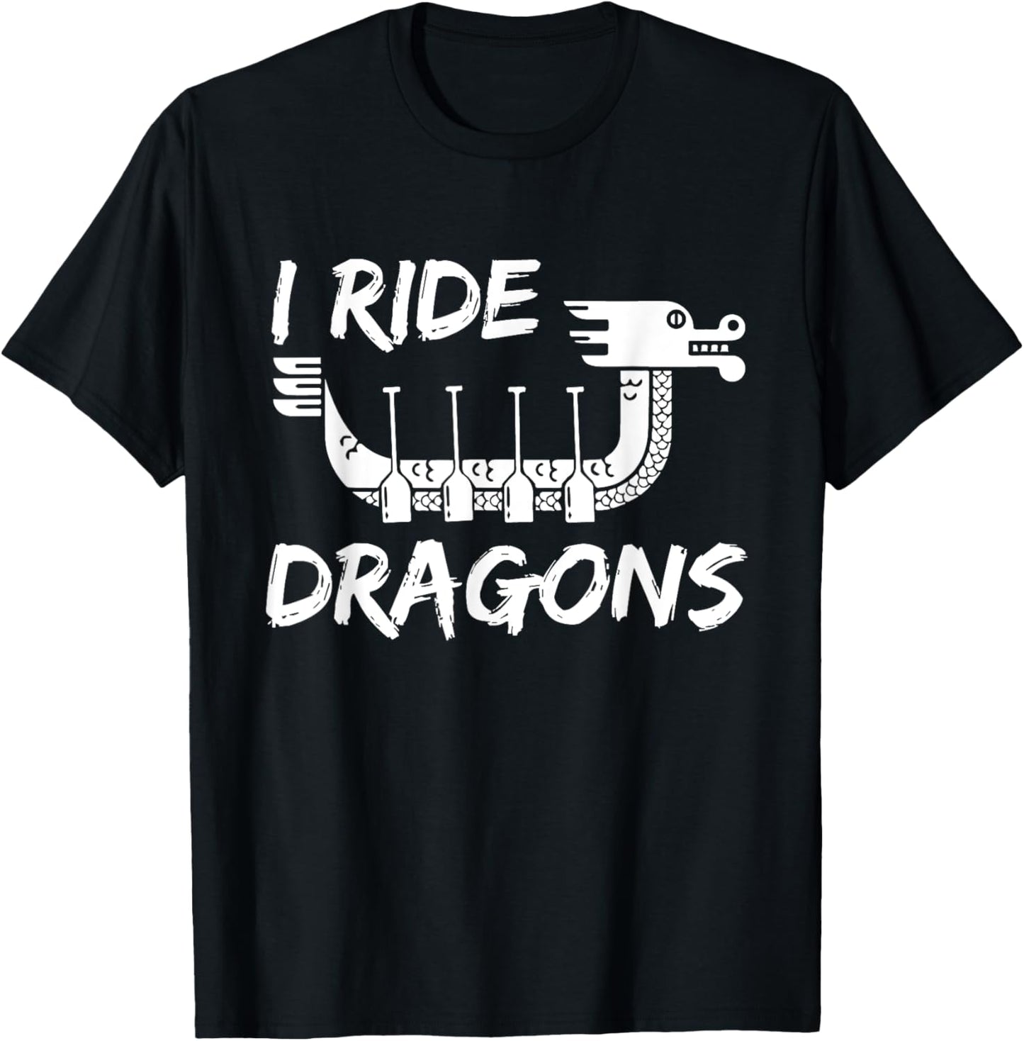 Dragon Boat Racing T-Shirt - T-Shirt | Black