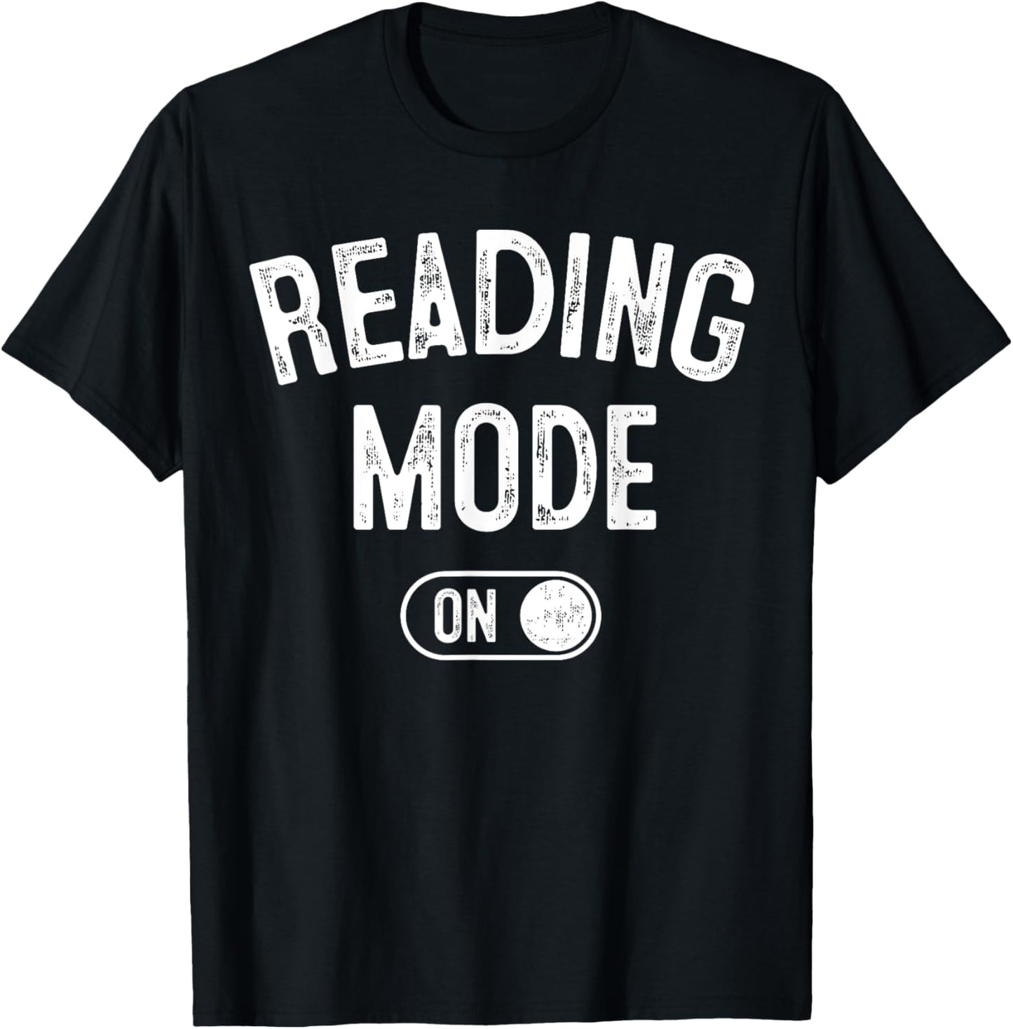 Reading Mode On Funny Book Lover Gift librarian teacher T-Shirt - T-Shirt | Black