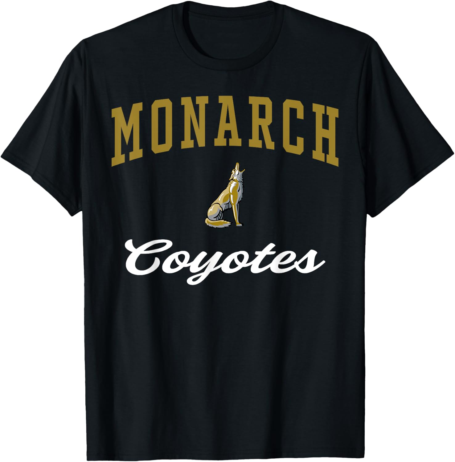 Monarch High School Coyotes C3 T-Shirt - T-Shirt | Black