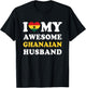 I love My Awesome Ghanaian Husband Funny T-Shirt - T-Shirt | Black