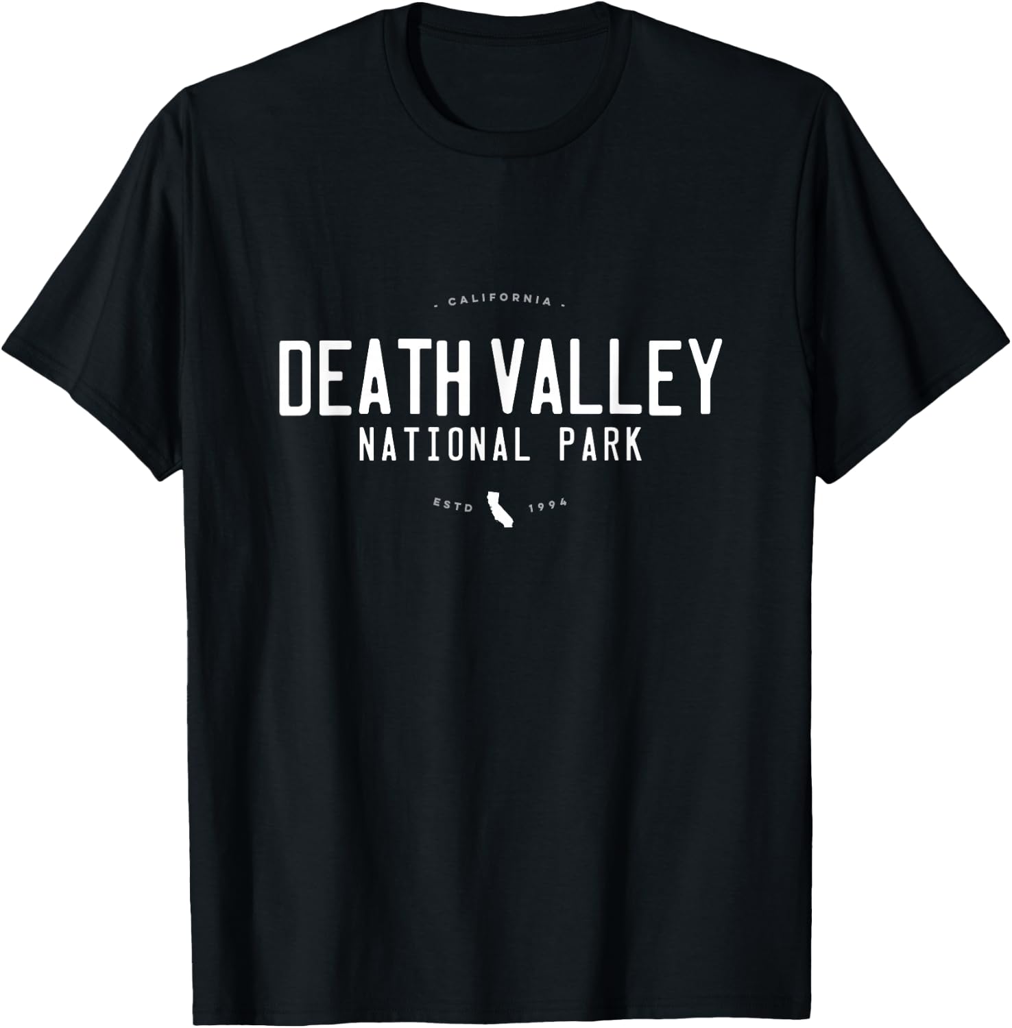 Death Valley National Park California Graphic T-Shirt - T-Shirt | Black