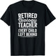 Retired Biology Teacher Teaching Retirement Gift T-Shirt - T-Shirt | Black