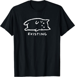 Threadless Fox Shiver Existing Graphic T-Shirt - T-Shirt | Black