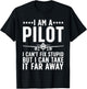 Funny Pilot Art Women Aircraft Themed Airplane Pilot T-Shirt - T-Shirt | Black