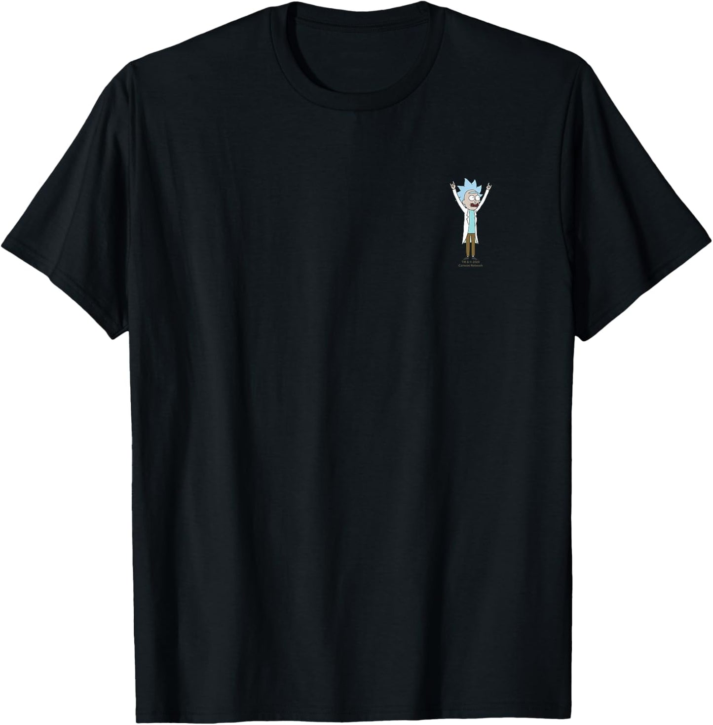Rick and Morty Tiny Tiny Rick Small T-Shirt - T-Shirt | Black