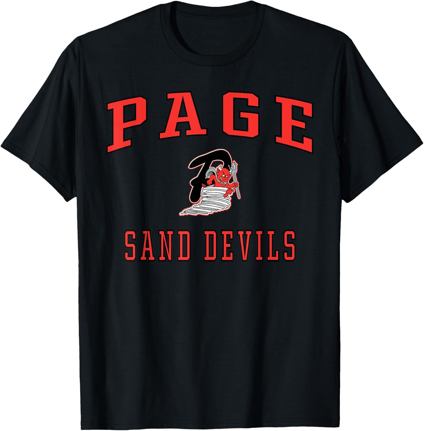 Page High School Sand Devils C1 T-Shirt - T-Shirt | Black