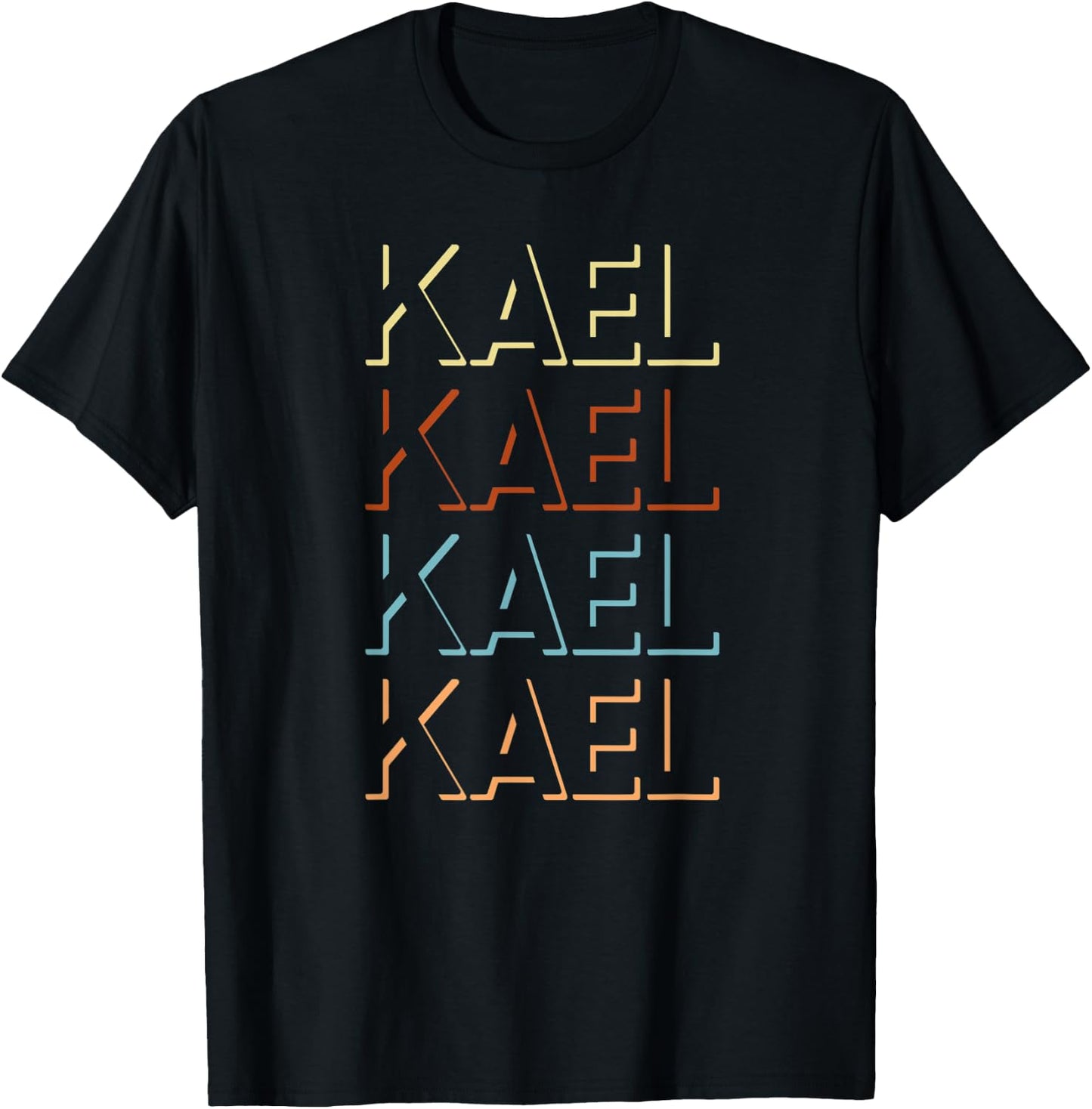 Kael First Name My Personalized Named T-Shirt - T-Shirt | Black