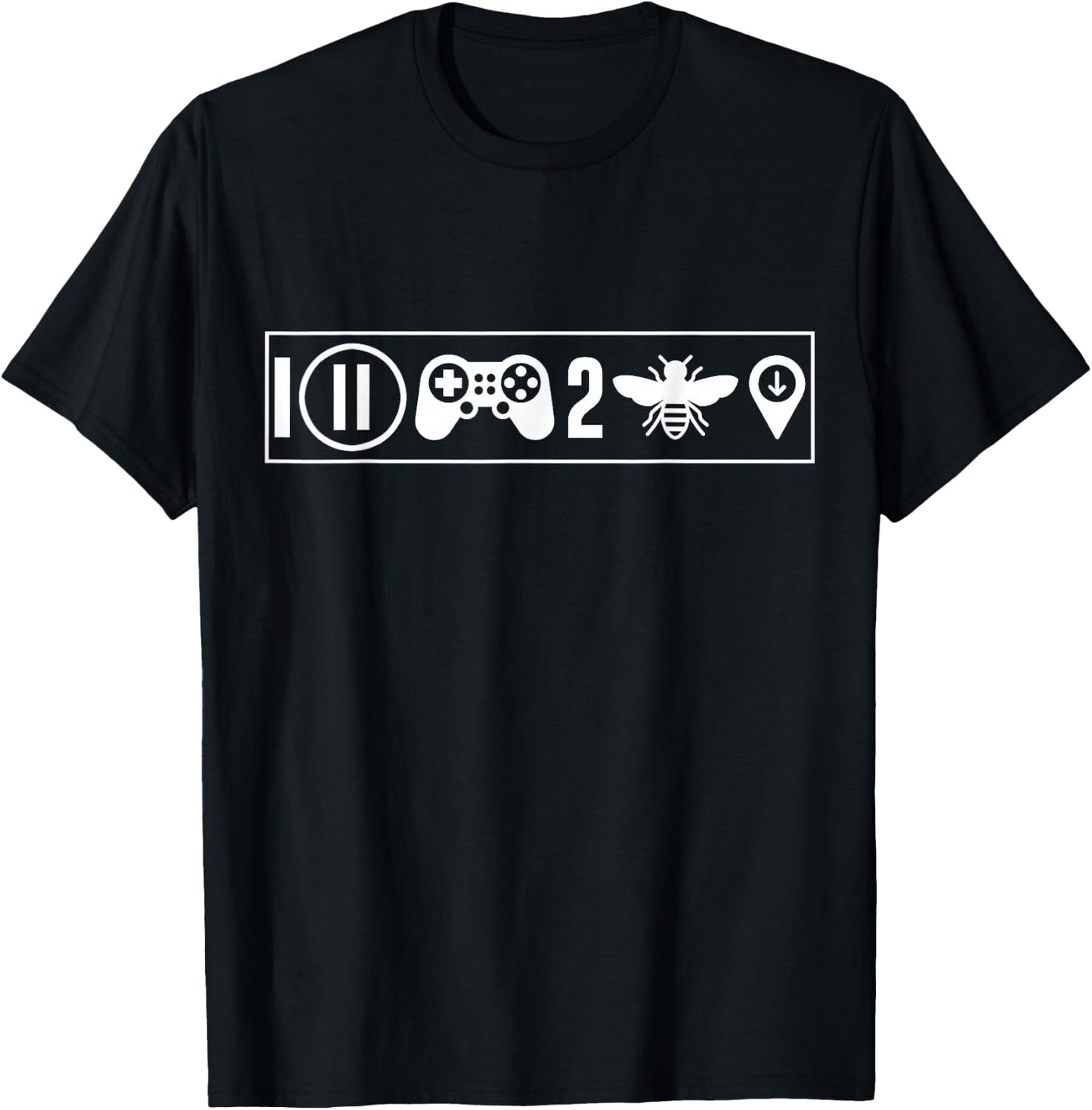 I Paused My Game to Be Here Funny Gamer T-Shirt - T-Shirt | Black