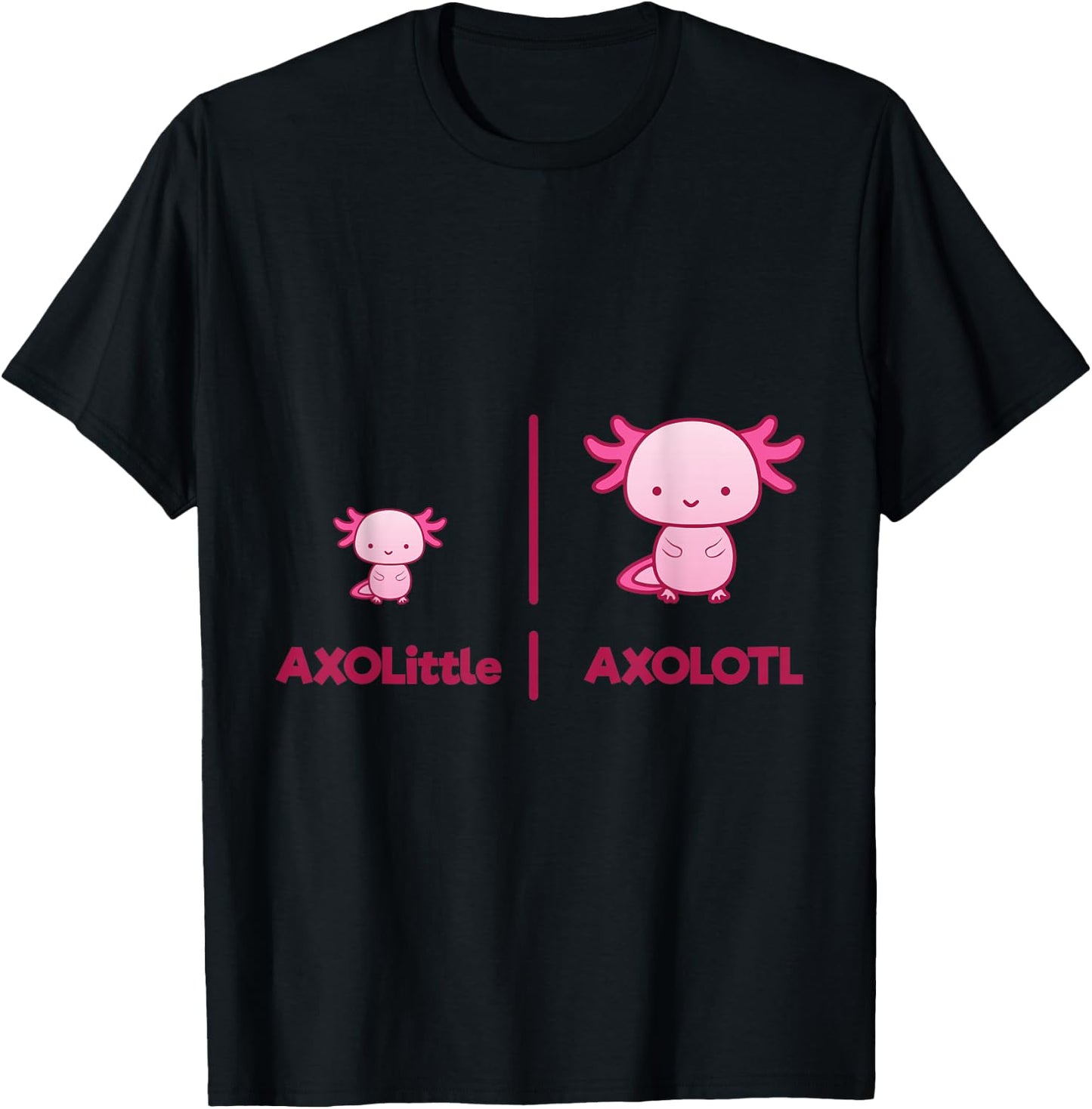 Axolotl Axolittle Funny Gift Aquarium Fans Gift T-Shirt - T-Shirt | Black