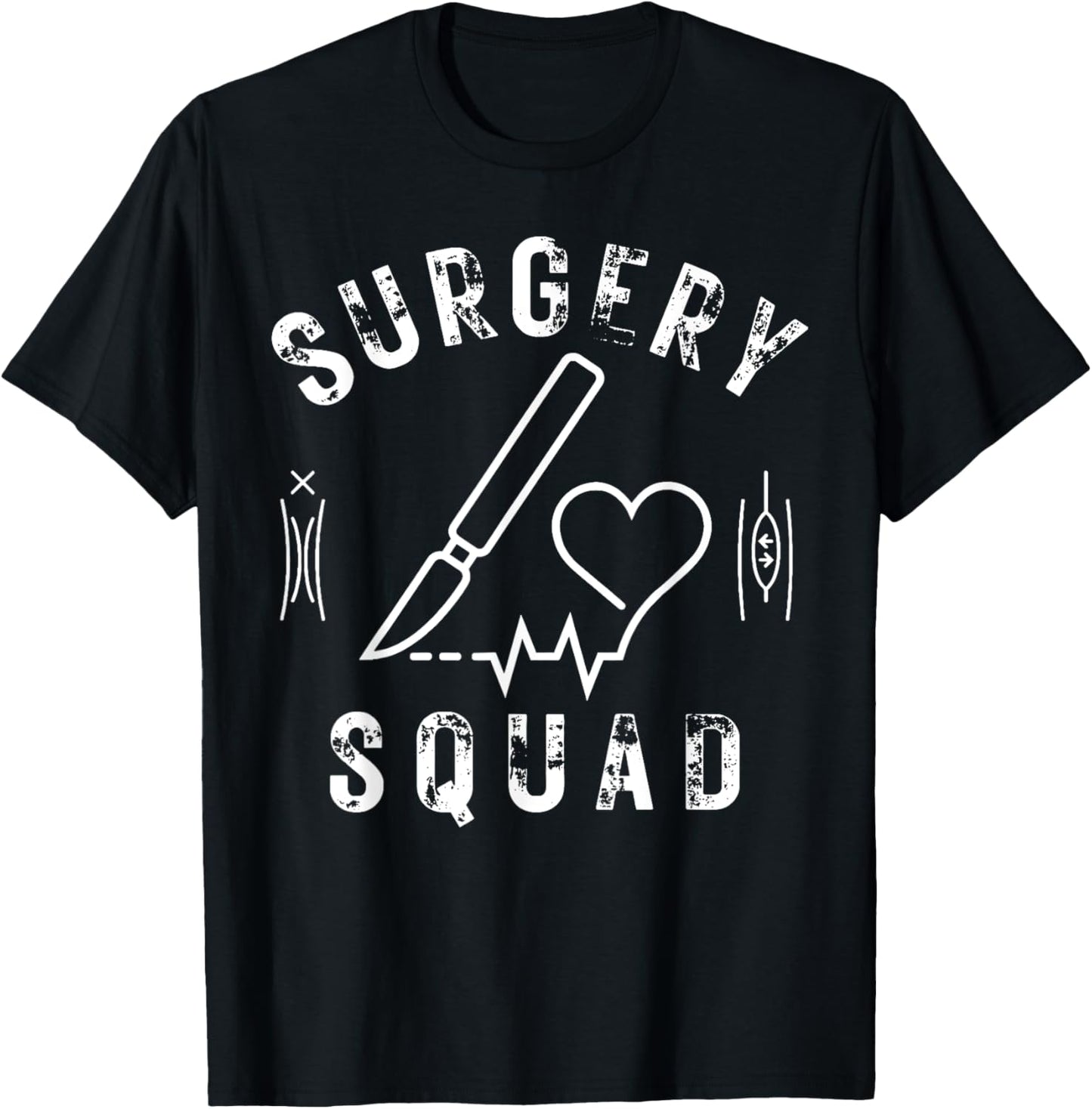 Surgery Squad OR Nurse Operating Room Nurse Surgical Tech T-Shirt - T-Shirt | Black