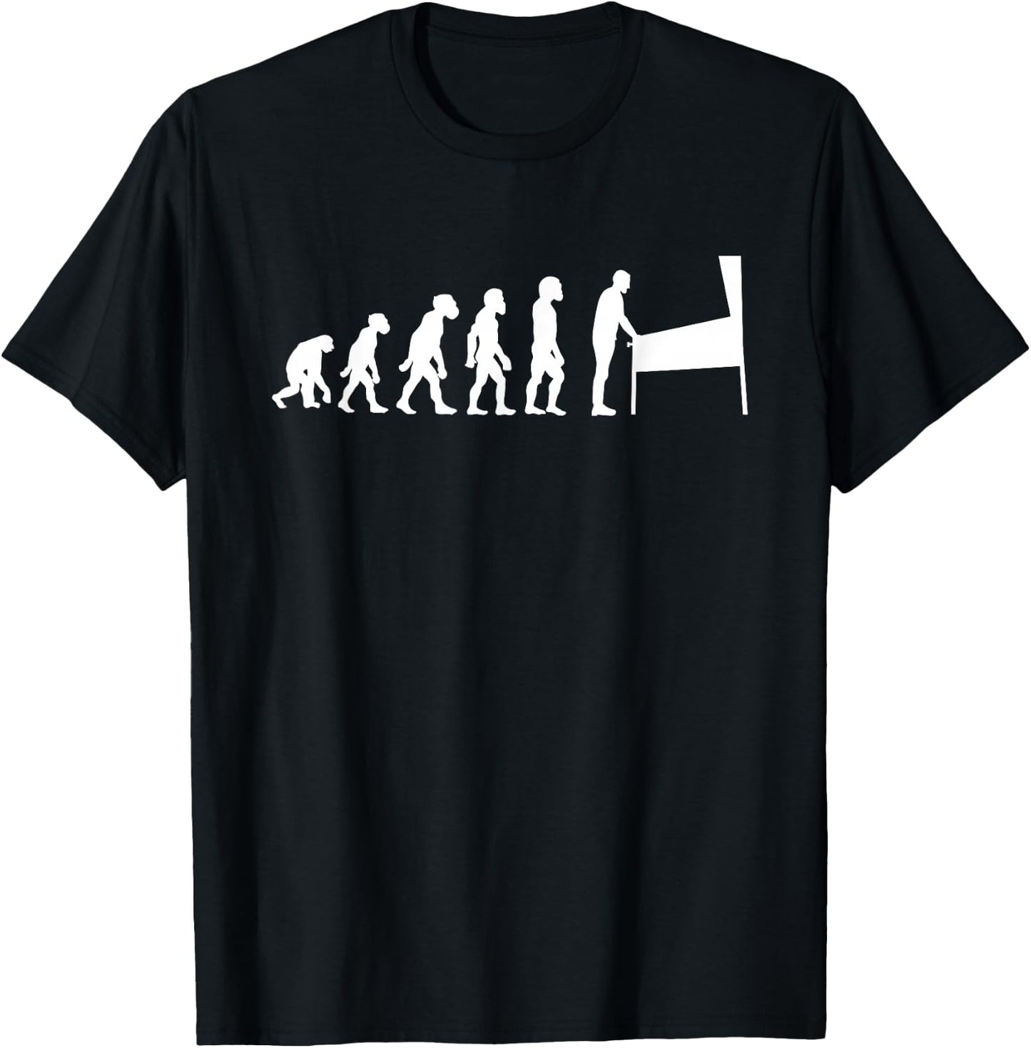 Hobby Ball Flipper Player Collection Men Women Kid Pinball Evolution Funny Arcade Game Lover Machine Gamer Gift T-Shirt - T-Shirt | Black