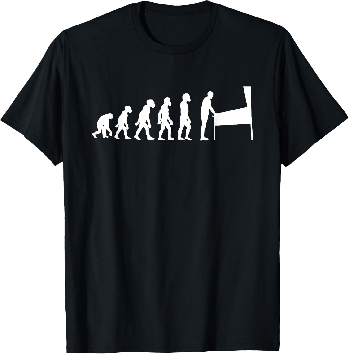 Hobby Ball Flipper Player Collection Men Women Kid Pinball Evolution Funny Arcade Game Lover Machine Gamer Gift T-Shirt - T-Shirt | Black