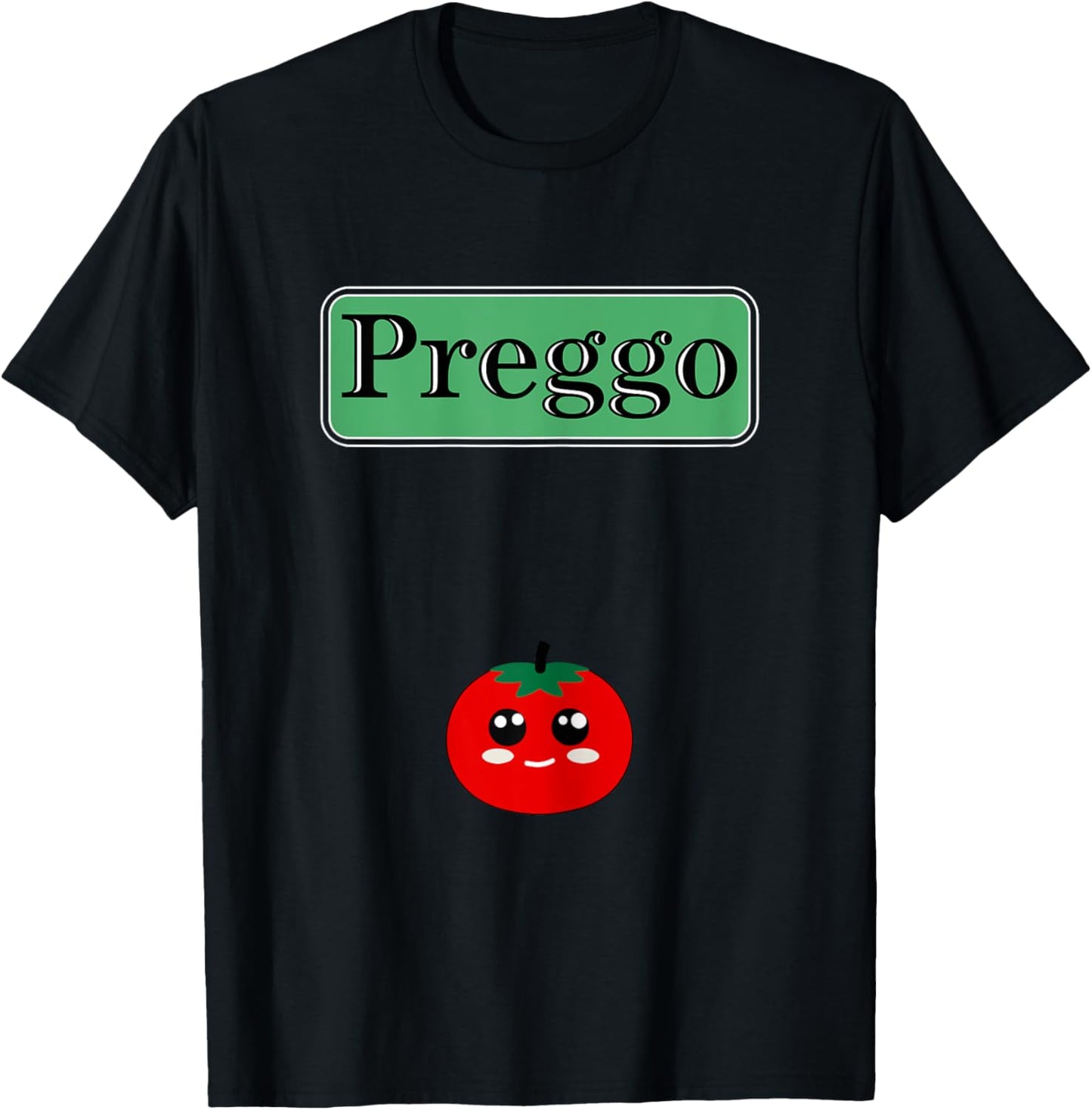 Preggo Sauce Funny Maternity Halloween Costume Tomato Sauce T-Shirt - T-Shirt | Black