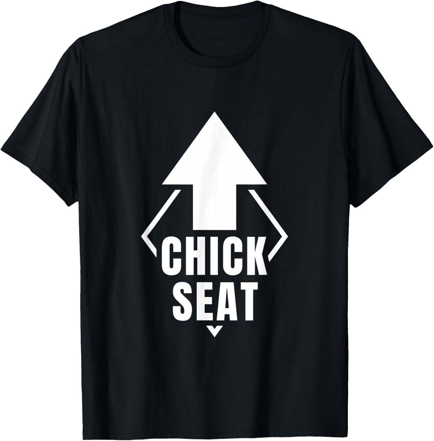 Chick Seat any girlyoung woman T-Shirt - T-Shirt | Black