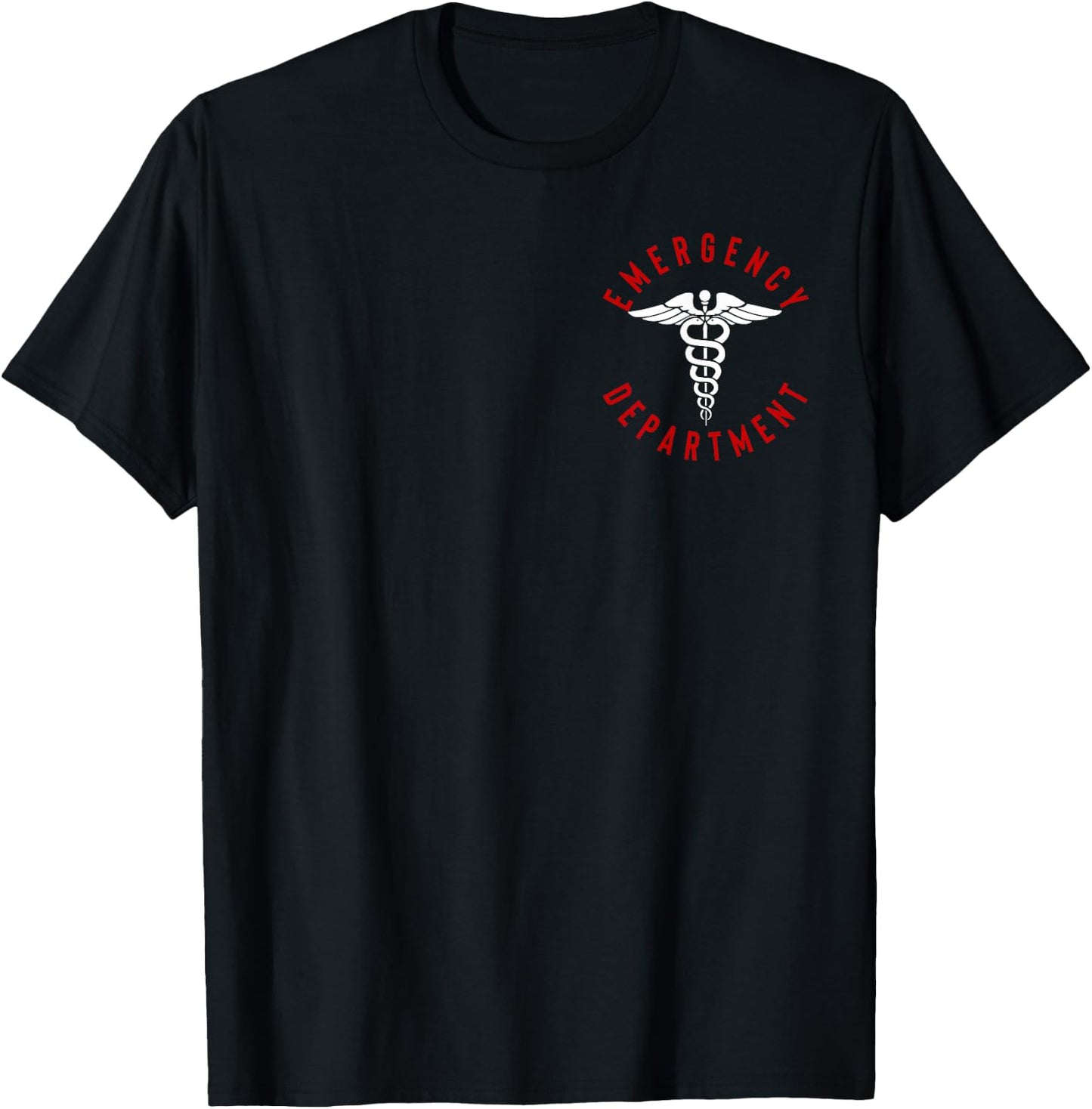 Women Emergency Department 2 Sided Retro Er Nurse T-Shirt - T-Shirt | Black