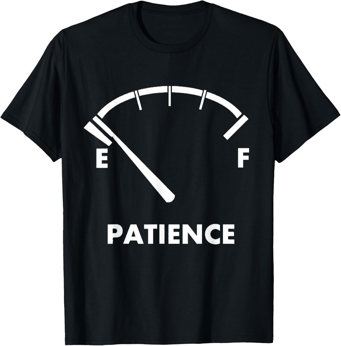 Running Out Of Patience T-Shirt - T-Shirt | Black