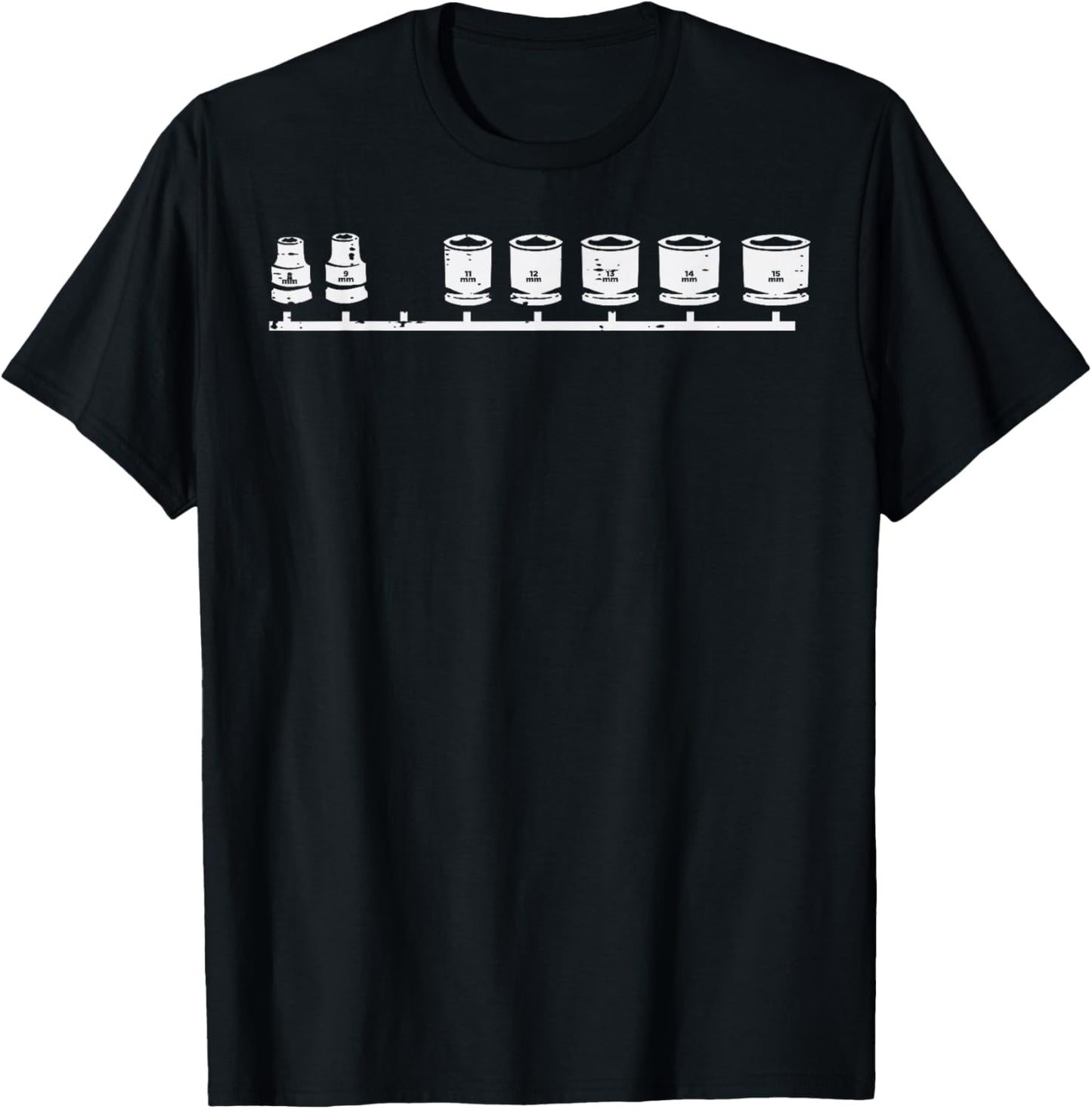 Missing 10mm Socket Funny Car Auto Mechanic Garage Men Dad T-Shirt - T-Shirt | Black