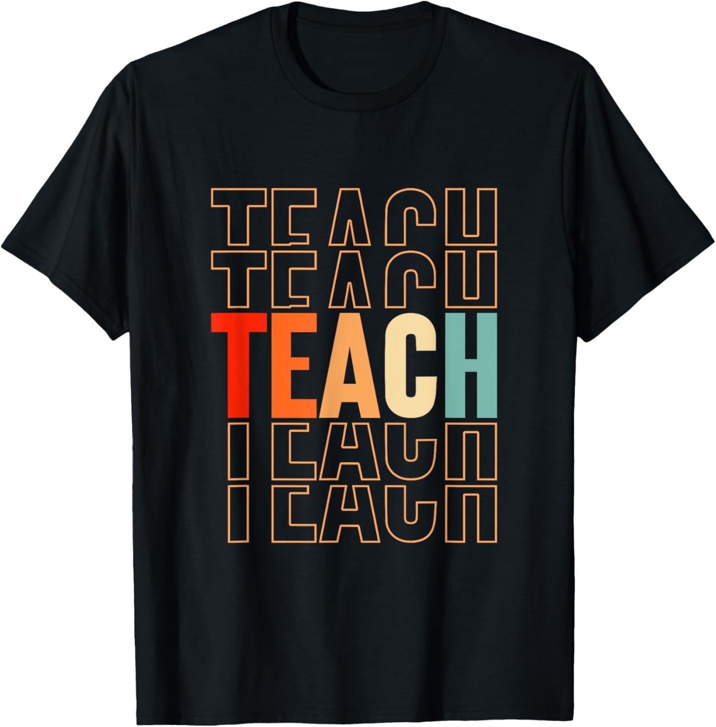 Funny Techer Design Women School Teaching Lover T-Shirt - T-Shirt | Black