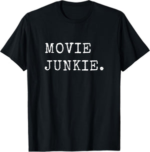 Movie Buff Gifts Women Film Lover, Movie Junkie T-Shirt - T-Shirt | Black