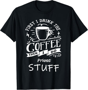 Funny Priest T-Shirt - T-Shirt | Black