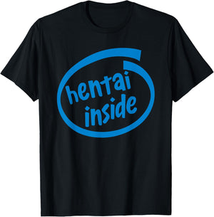 Hentai Inside Parody T-Shirt - T-Shirt | Black