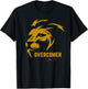 Christian Faith Overcomer Motivational Jesus Lion of Judah T-Shirt - T-Shirt | Black