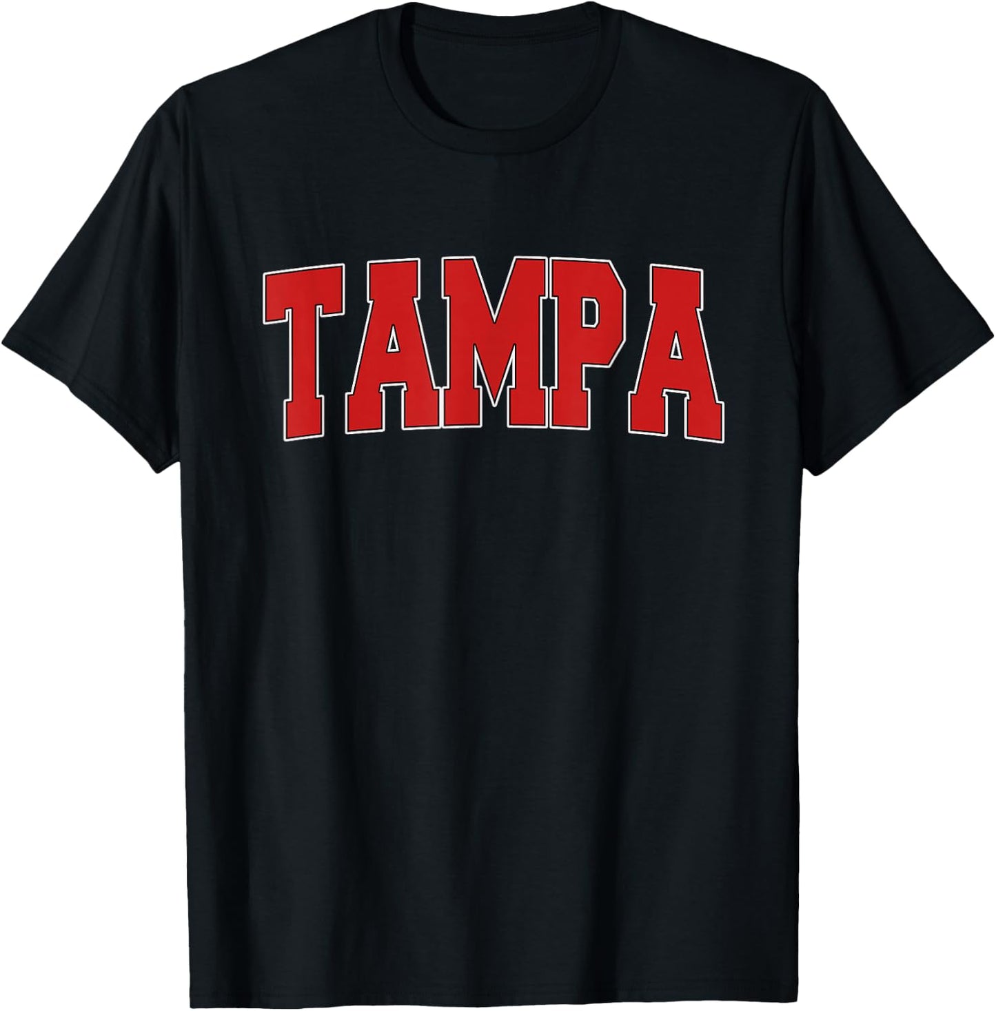 Tampa FL Florida Varsity Style USA Vintage Sports T-Shirt - T-Shirt | Black