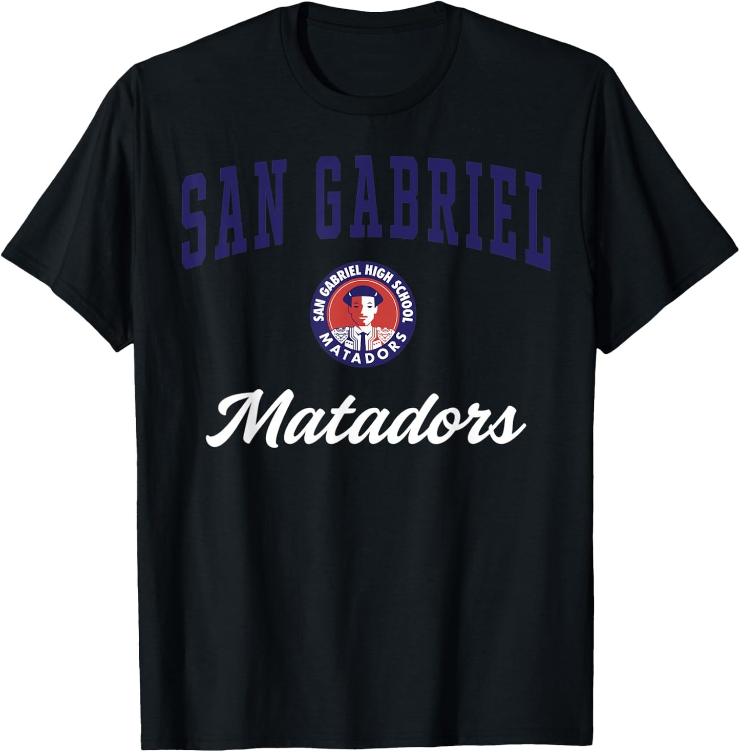 San Gabriel High School Matadors C3 T-Shirt - T-Shirt | Black