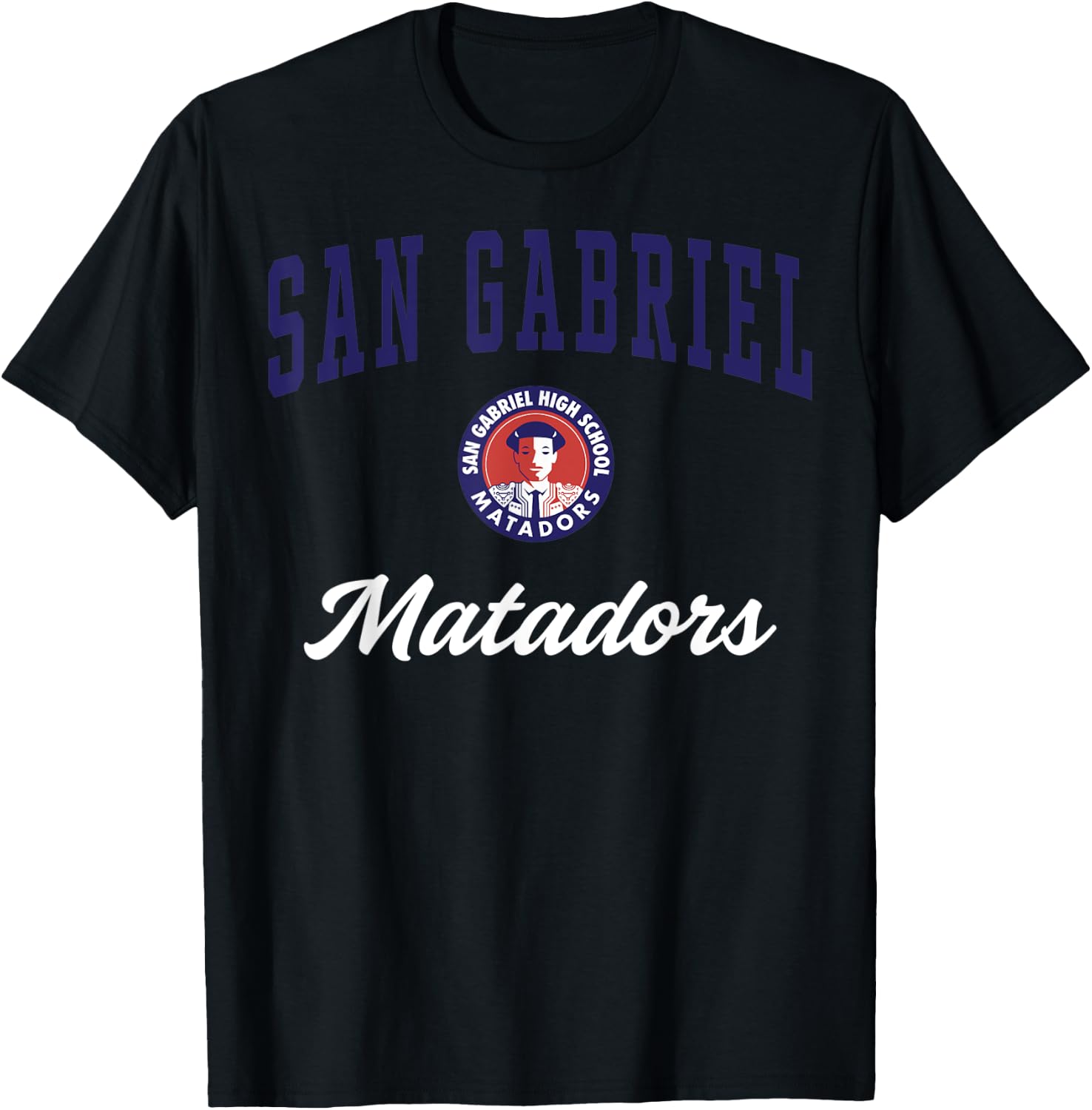 San Gabriel High School Matadors C3 T-Shirt - T-Shirt | Black
