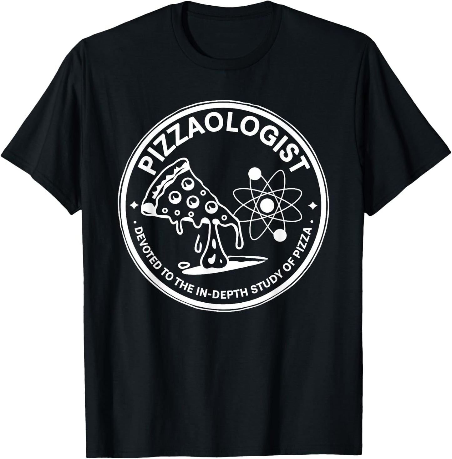 Pizzaologist study of pizza funny Food Lover Pizza Baker T-Shirt - T-Shirt | Black