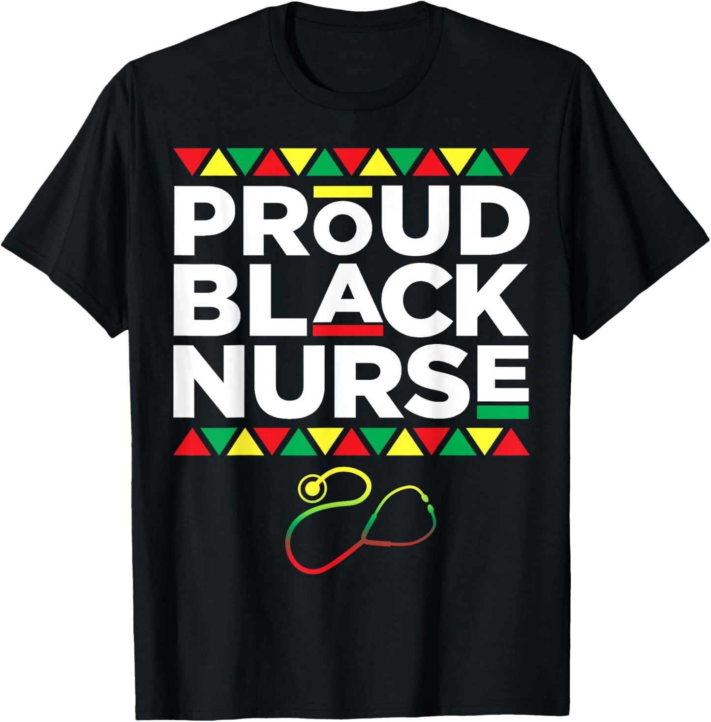 Women Dope Proud Black Nurse Black History Month Nurse Gift T-Shirt - T-Shirt | Black