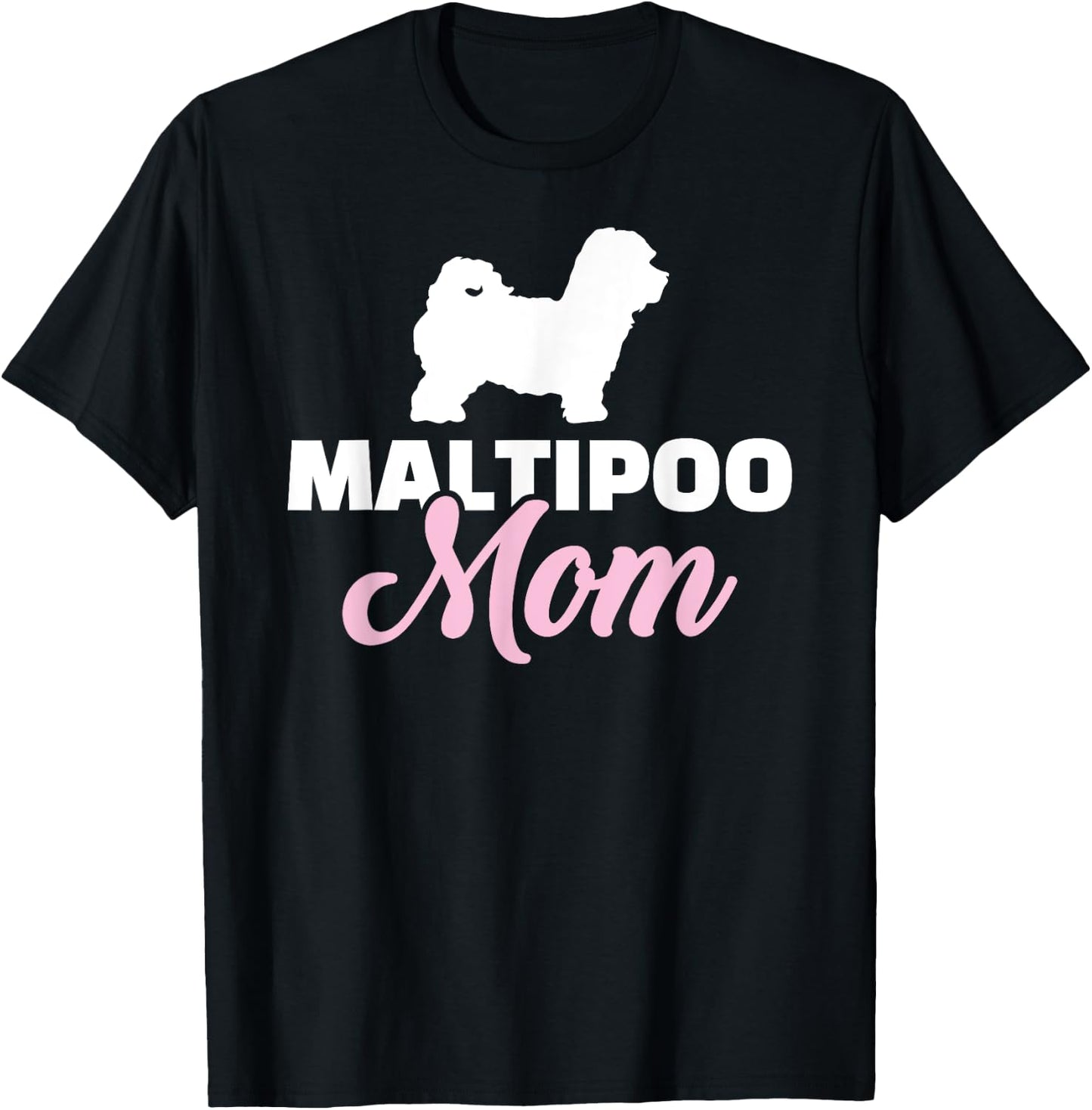 Maltipoo mom T-Shirt - T-Shirt | Black