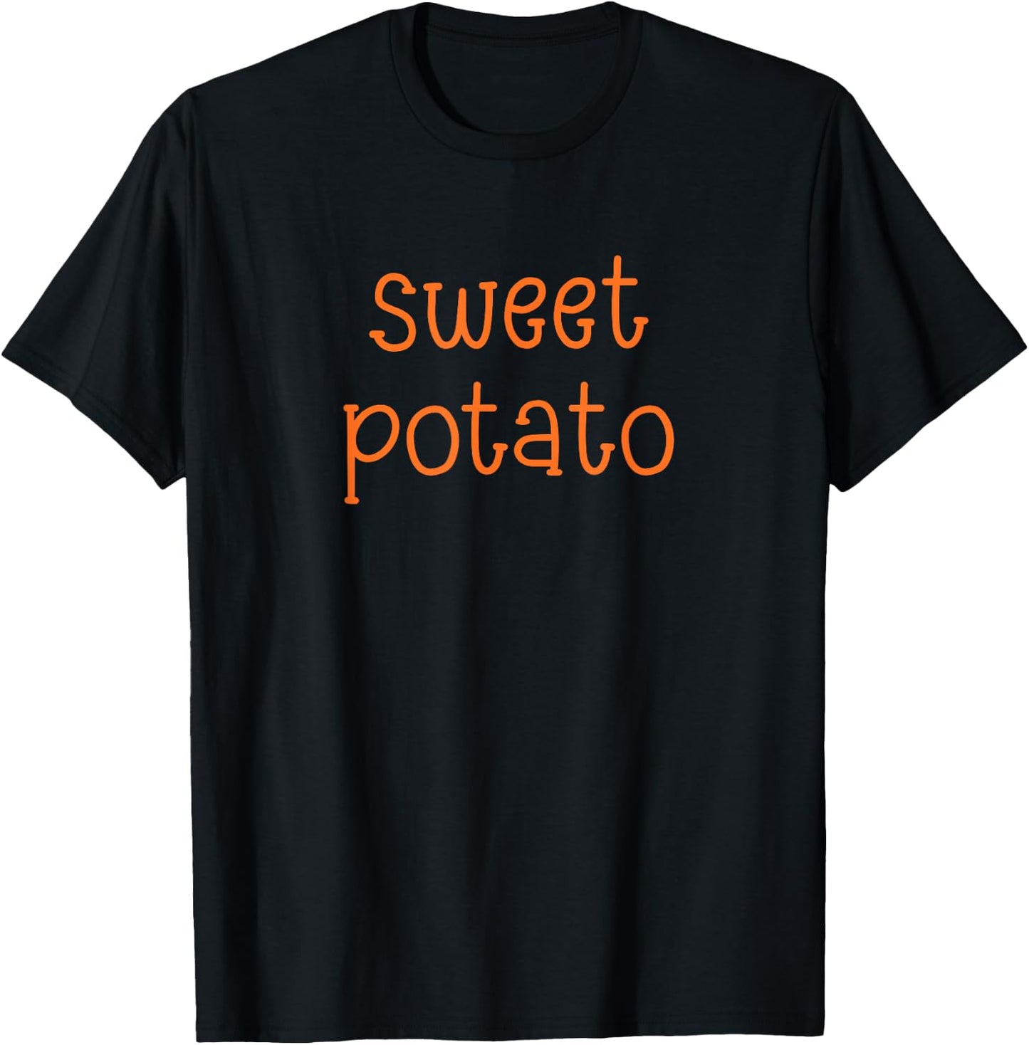 Sweet Potato Matching Couples Funny Thanksgiving T-Shirt - T-Shirt | Black