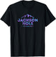 Retro Jackson Hole Wyoming Colorful Vintage Girls T-Shirt - T-Shirt | Black