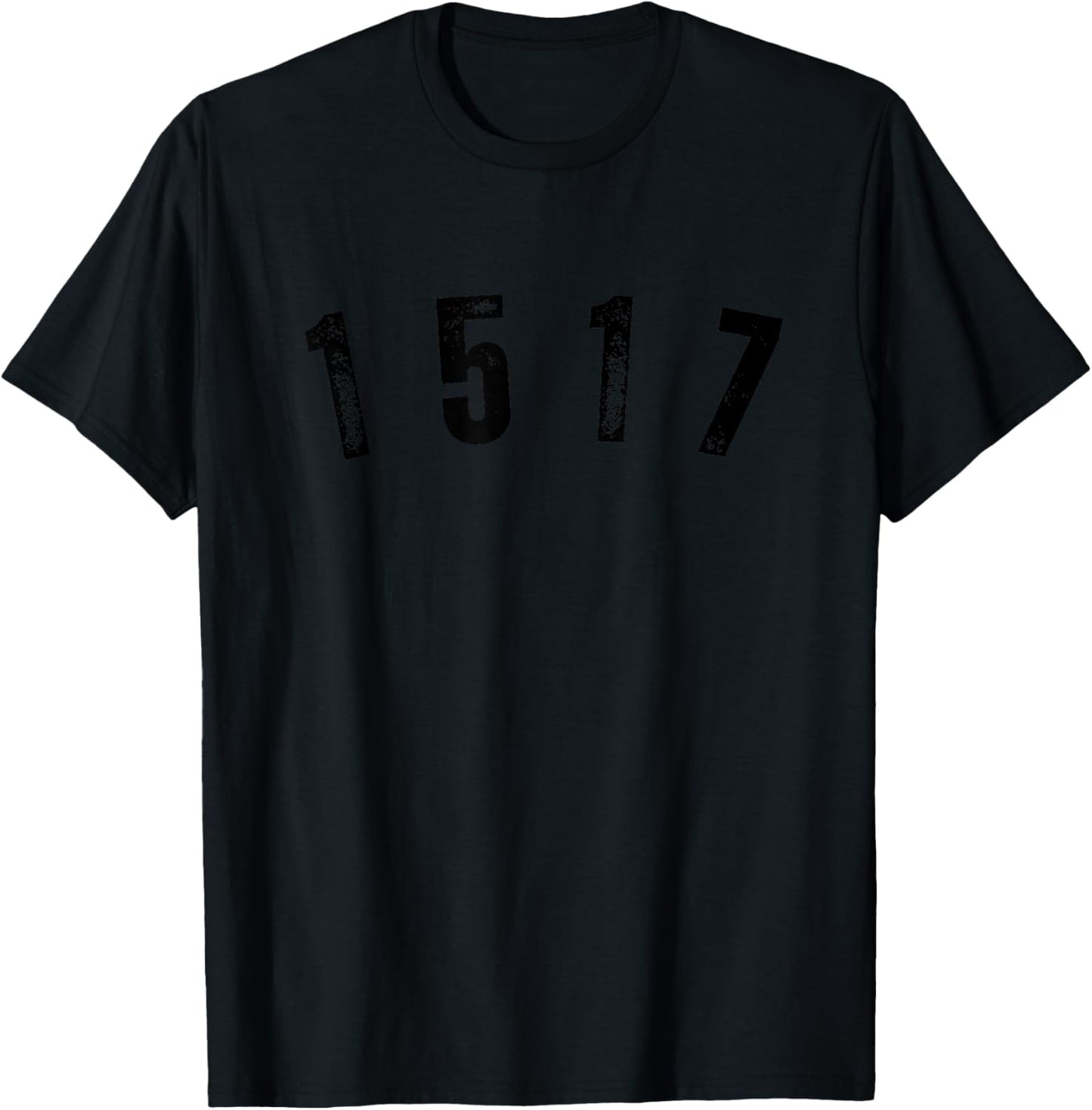 1517 Martin Luther Reformed Theology Christian T-Shirt - T-Shirt | Black