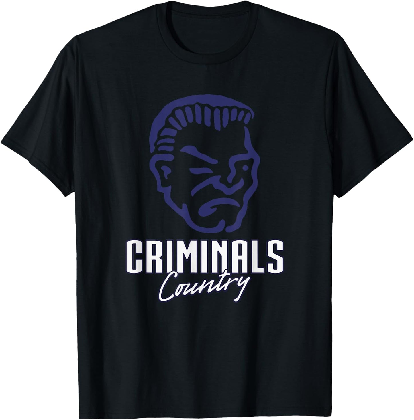 Yuma Criminals Logo Country HS T-Shirt - T-Shirt | Black