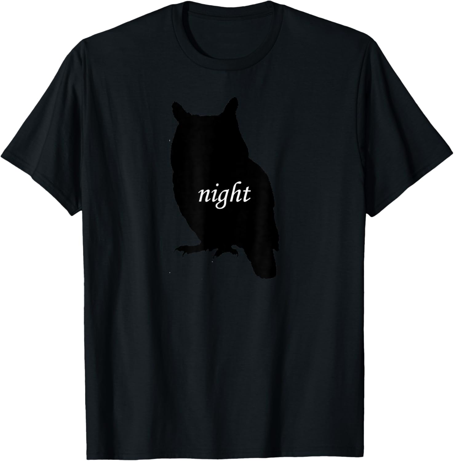 Night Owl! Silhouette T-Shirt - T-Shirt | Black