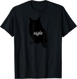 Night Owl! Silhouette T-Shirt - T-Shirt | Black