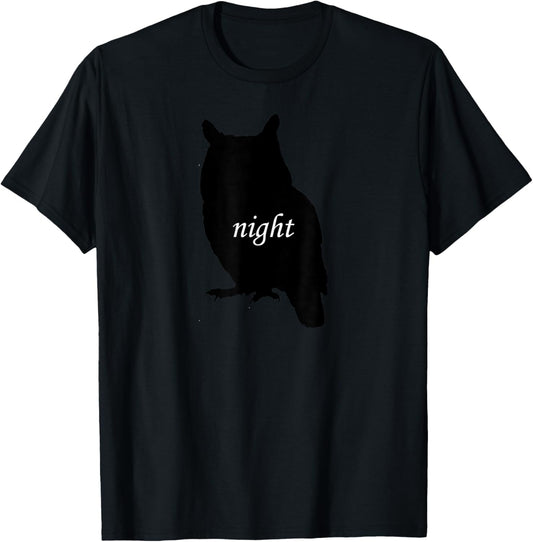 Night Owl! Silhouette T-Shirt - T-Shirt | Black