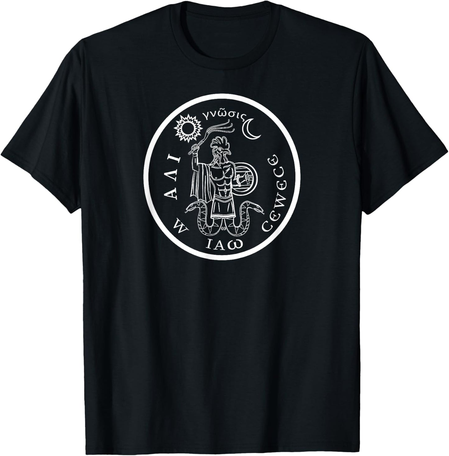 Abraxas God IAO T-Shirt - T-Shirt | Black