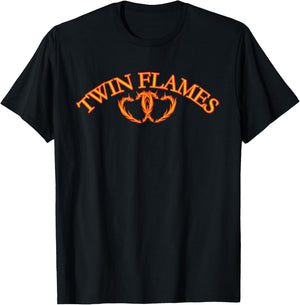 Twin Flame Soulmate Specific Person Design for Twin Flames T-Shirt - T-Shirt | Black
