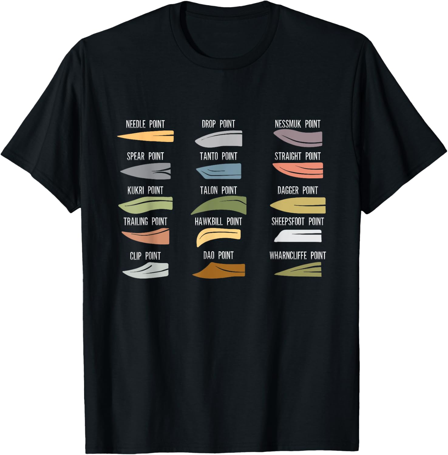 Blacksmith Fire Forged Knives Bladesmith Knife Forging T-Shirt - T-Shirt | Black