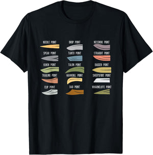 Blacksmith Fire Forged Knives Bladesmith Knife Forging T-Shirt - T-Shirt | Black