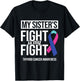 My Sister's Fight My Fight Thyroid Cancer Awareness Ribbon T-Shirt - T-Shirt | Black