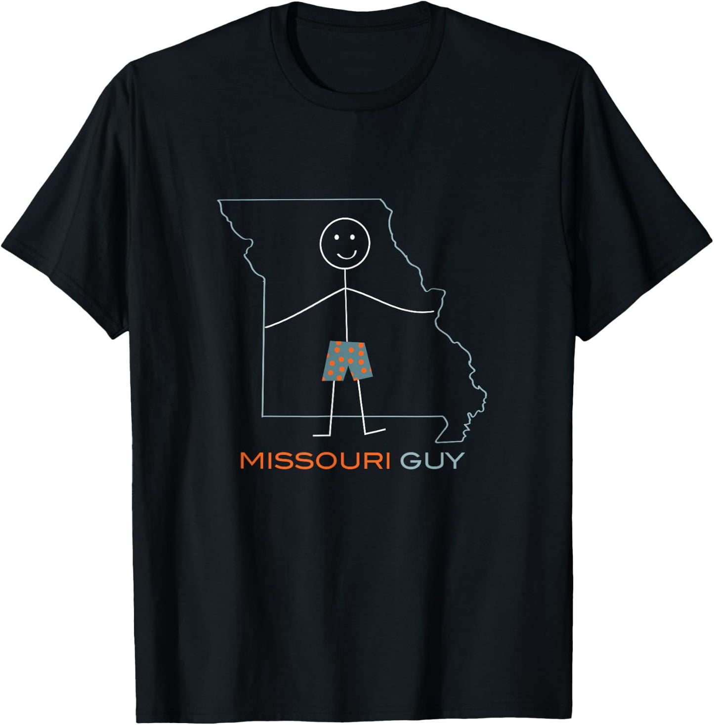 Funny Missouri Guy, Boys Missouri T-Shirt - T-Shirt | Black