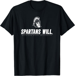 Michigan State MSU Spartans School Spirit T-Shirt - T-Shirt | Black